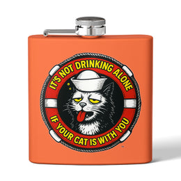 Drinking Alone (Nautical) - Flask