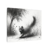 Canvas Wrap - Charcoal Garden Cat #4 - Unframed