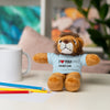 Stuffed Lion - I Heart You