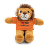 Stuffed Lion - I Heart You