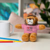 Stuffed Lion - I Heart You
