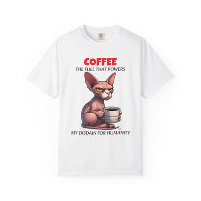 Coffee Disdain - Adult Garment-Dyed T-Shirt