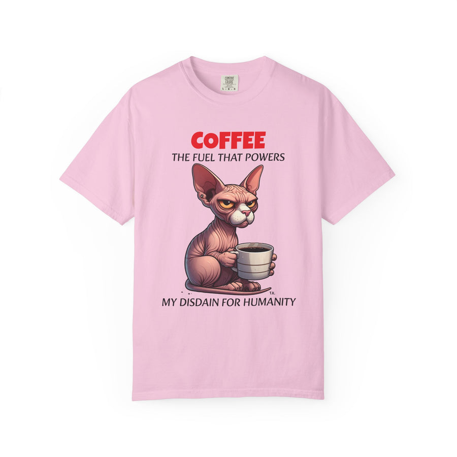 Coffee Disdain - Adult Garment-Dyed T-Shirt