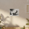 Canvas Wrap - Charcoal Garden Cat #4 - Unframed