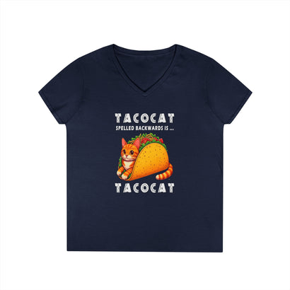 Taco Cat - Adult Women's Deep V-Neck