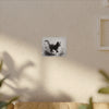 Canvas Wrap - Charcoal Garden Cat #1 - Unframed