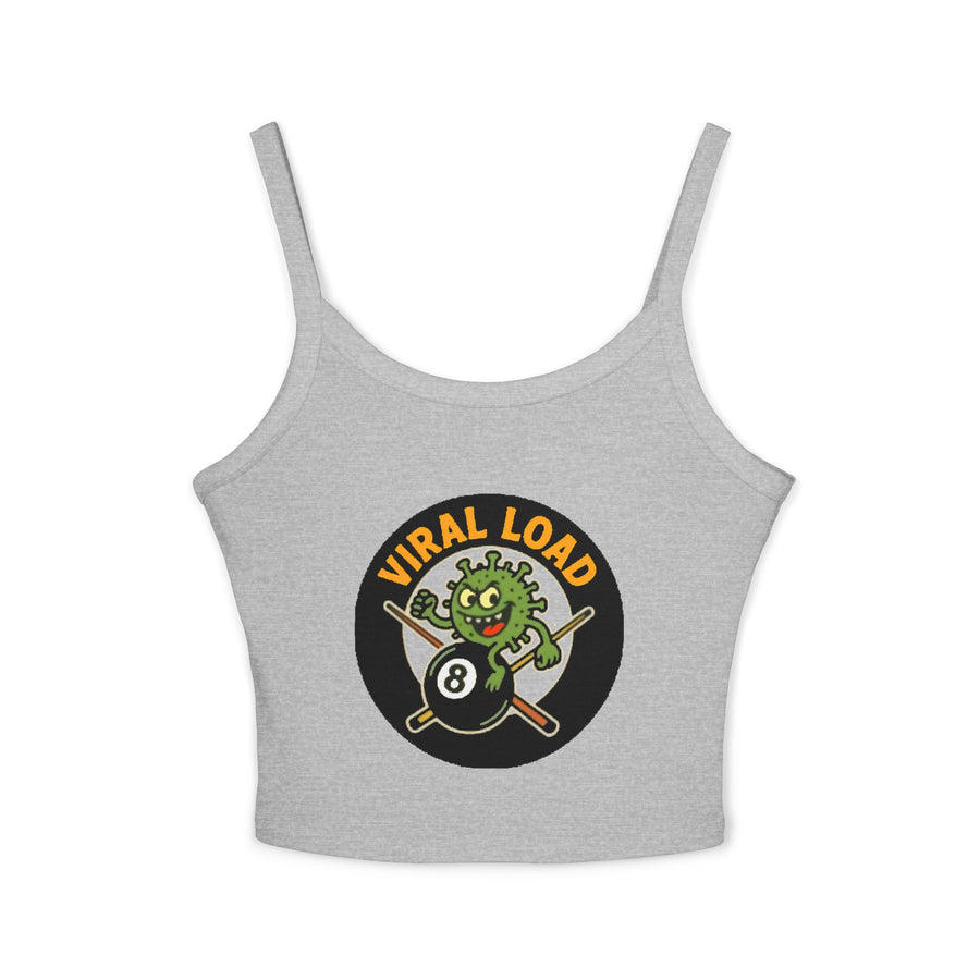 Viral Load Graphic Tank Top, Trendy Crop Top for Summer, Pool Party Wear, Funny Gift for Friends, Casual Everyday Style, Unique [...]