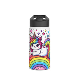 Caticorn - Kids Stainless Steel Water Bottle (12oz)