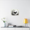Canvas Wrap - Charcoal Garden Cat #3 - Unframed