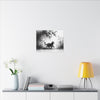 Canvas Wrap - Charcoal Garden Cat #5 - Unframed