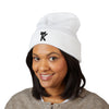 Embroidered TK-Signature Classic Cuffed Beanie - Light Colors