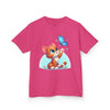 Cute Cat and Butterfly - Youth T-Shirt