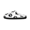 Cozy Paw Print Men's Indoor Slippers
