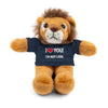 Stuffed Lion - I Heart You