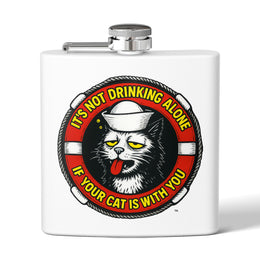 Drinking Alone (Nautical) - Flask