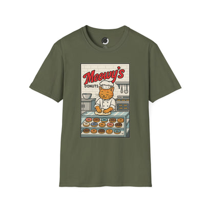 Meowy's Donuts (Single sided) - Adult T-Shirt