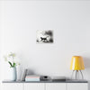 Canvas Wrap - Charcoal Garden Cat #2 - Unframed