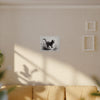Canvas Wrap - Charcoal Garden Cat #1 - Unframed