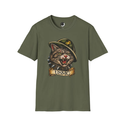 USMC War Cat — Adult T-Shirt