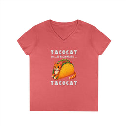 Taco Cat - Adult Women's Deep V-Neck