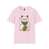 Maneki-Neko Repelling Cat - Adult T-Shirt