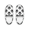 Cozy Paw Print Women's Indoor Slippers