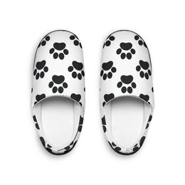 Cozy Paw Print Women's Indoor Slippers