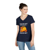 Taco Cat - Adult Women's Deep V-Neck