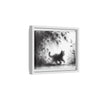 Gallery Canvas Wraps - Charcoal Garden Cat #5 - Framed