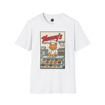 Meowy's Donuts (Single sided) - Adult T-Shirt