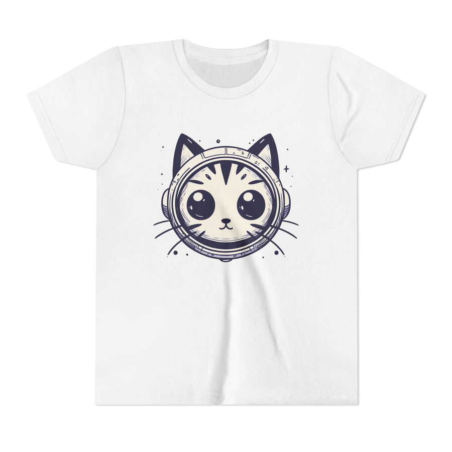 Astronaut Cat Face - Youth T-Shirt