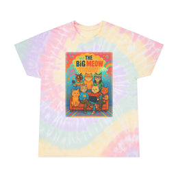The Big Meow Theory - Adult Tie-Dye Tee, Spiral T-Shirt