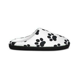 Cozy Paw Print Men's Indoor Slippers