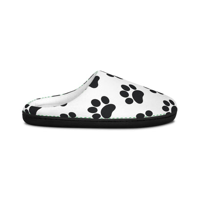 Cozy Paw Print Men's Indoor Slippers