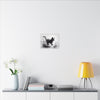 Canvas Wrap - Charcoal Garden Cat #1 - Unframed