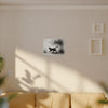 Canvas Wrap - Charcoal Garden Cat #2 - Unframed