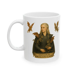 Mother of Dragon-Cats - Ceramic Mug, (11oz, 15oz)