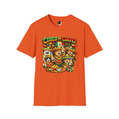 Cinco de Gato - Adult T-Shirt