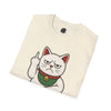 Maneki-Neko Repelling Cat - Adult T-Shirt
