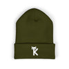 Embroidered TK-Signature Classic Cuffed Beanie - Dark Colors