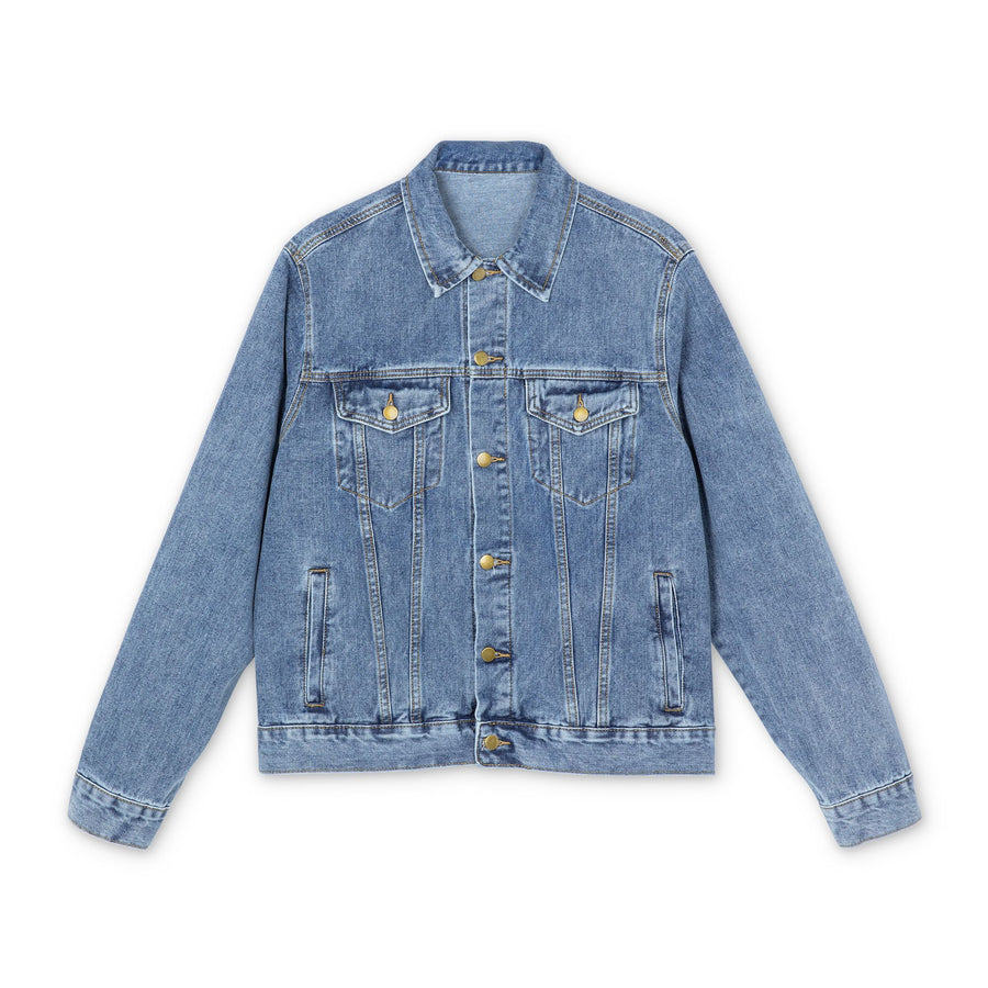 Drinking Alone (Nautical) - Men's Denim Jacket