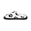 Cozy Paw Print Men's Indoor Slippers