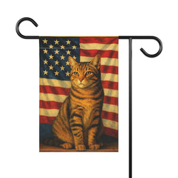 Patriotic Cat - Garden Flag