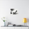 Canvas Wrap - Charcoal Garden Cat #4 - Unframed