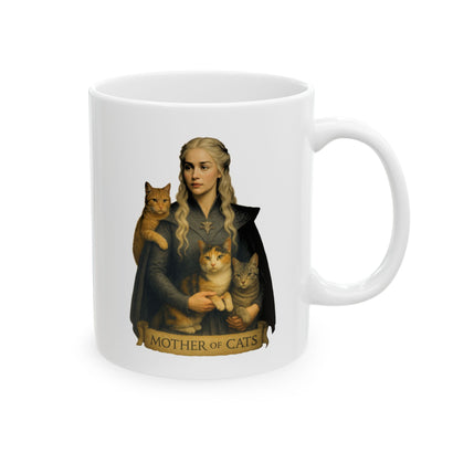 Mother of Cats - Ceramic Mug, (11oz, 15oz)