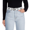 Paw Print Belt - White