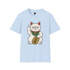 Maneki-Neko Repelling Cat - Adult T-Shirt