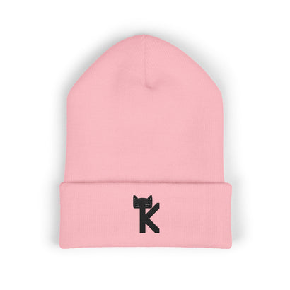 Embroidered TK-Signature Classic Cuffed Beanie - Light Colors