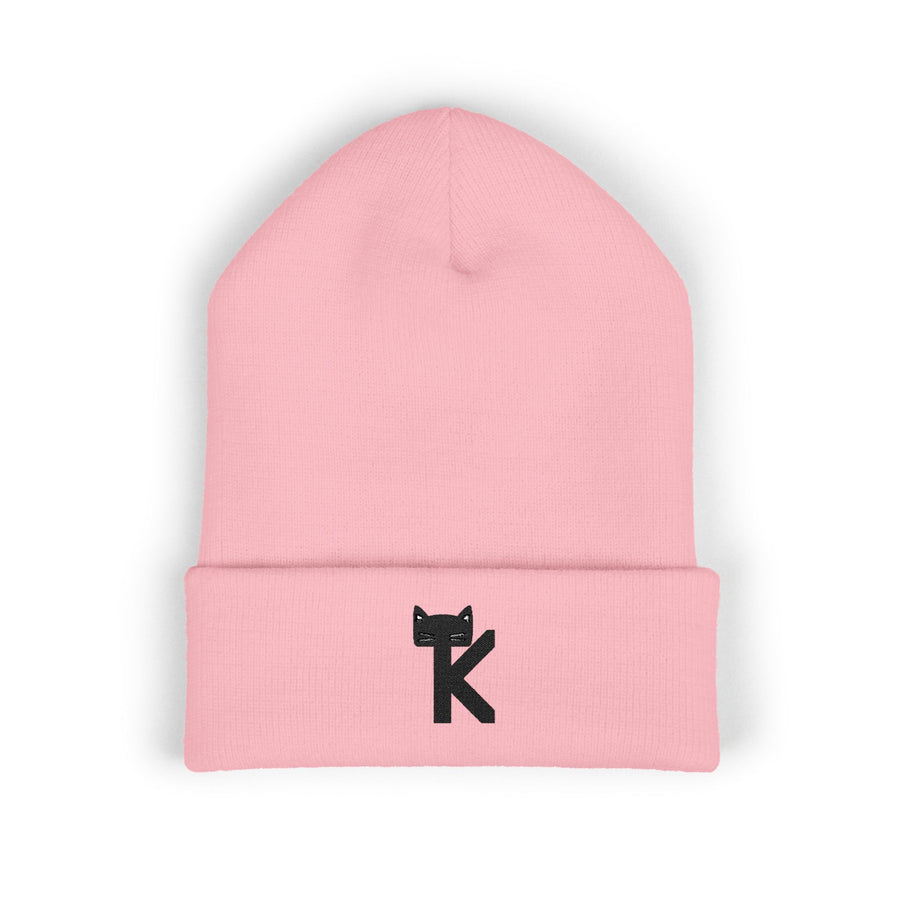 Embroidered TK-Signature Classic Cuffed Beanie - Light Colors
