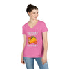 Taco Cat - Adult Women's Deep V-Neck